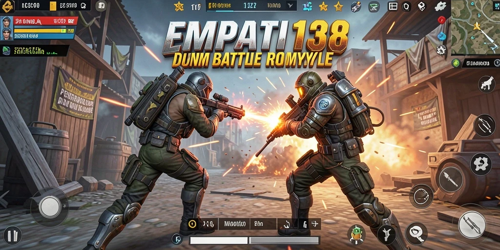 Screenshot utama <strong>EMPATI138</strong> menampilkan intensitas gameplay Battle Royale.