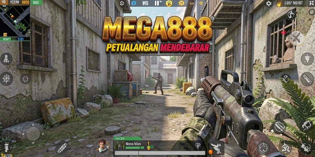 Gameplay seru MEGA888 dengan grafis yang mendetail.