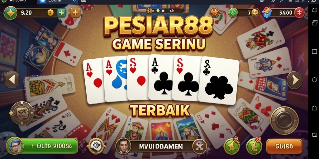 Tampilan menarik dari gameplay PESIAR88 dengan domino.