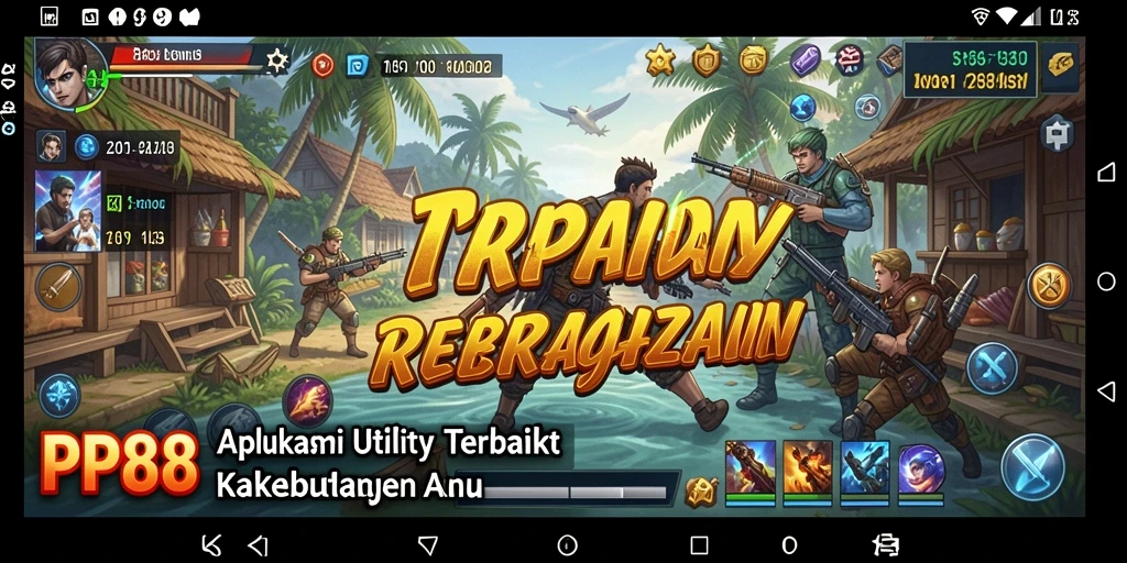 Screenshot PP88 menampilkan antarmuka utama aplikasi Utility yang praktis.