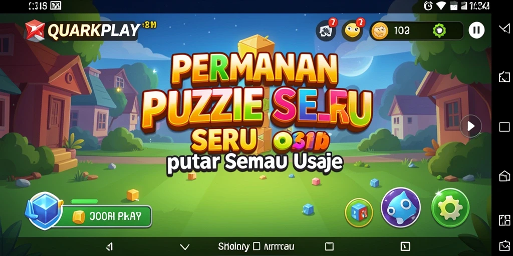 Tampilan gameplay QUARKPLAY yang menantang dan menarik.